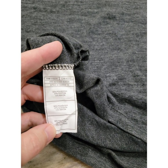 Adidas Brooklyn Nets NBA Women's Stretched T-Shirt Gray Large - Picture 5 of 5